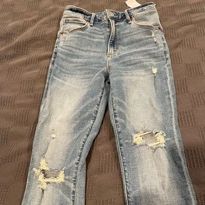 Abercrombie & Fitch - High Rise Super Skinny Ankle Jeans- size 27 - new w/tags